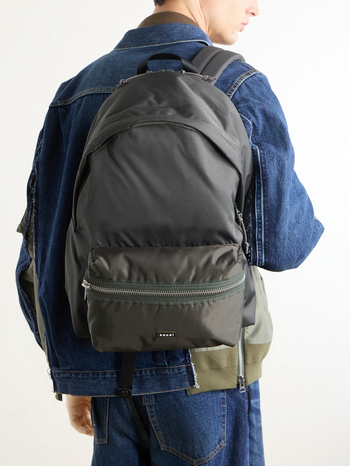 Sacai - Logo-Appliquéd Shell Backpack Sacai