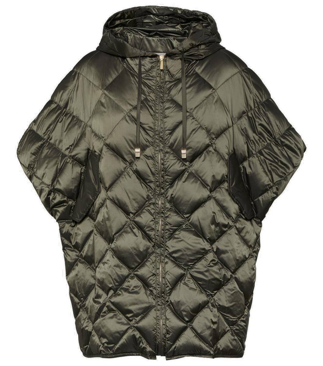 ◆MAX MARA 最新作◆Cube Treman ケープ ラップ ポンチョ◆ Max Mara The Cube Treman quilted puffer cape Max Mara