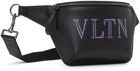 Valentino Garavani Black VLTN Neon Pouch