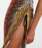 Missoni Wave lamé beach dress