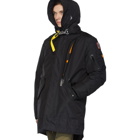Parajumpers Black Down Masterpiece Right Hand Jacket