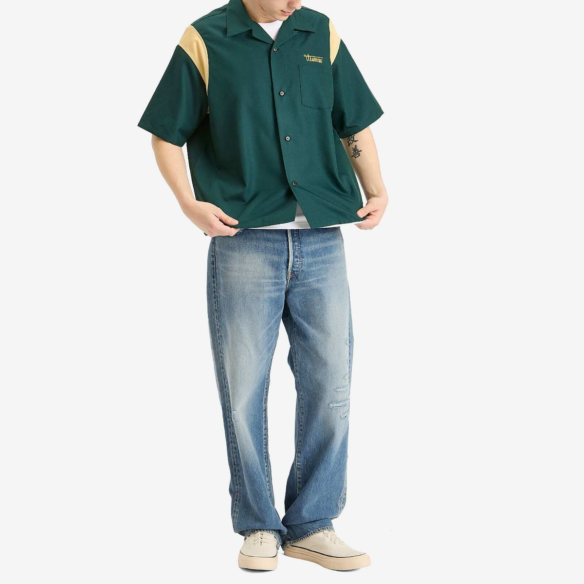 Visvim Men's Douglas Vacation Shirt in Green