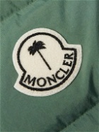 Moncler Genius - Palm Angels Rodmar Logo-Appliquéd Quilted Shell Down Gilet - Green