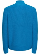 JW ANDERSON - Henley Half-zip Wool Knit Sweater