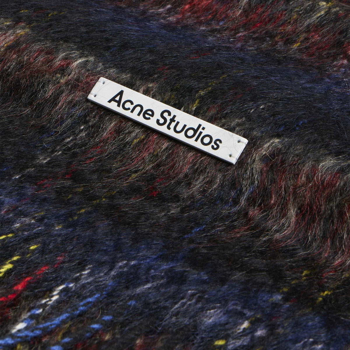 Acne Studios Men's Vibot Scarf in Black/Red