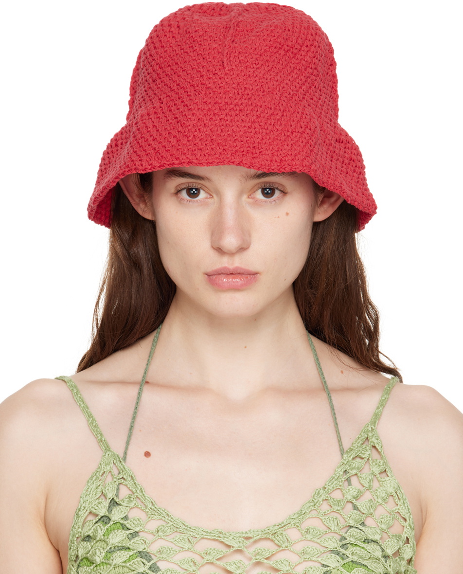 Akoia SSENSE Exclusive Red Jamur Hat