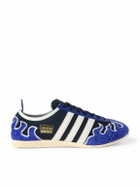 adidas Originals - Brain Dead Japan Lo Brushed-Suede, Leather and Shell Sneakers - Blue