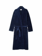 Derek Rose - Cotton-Terry Robe - Blue