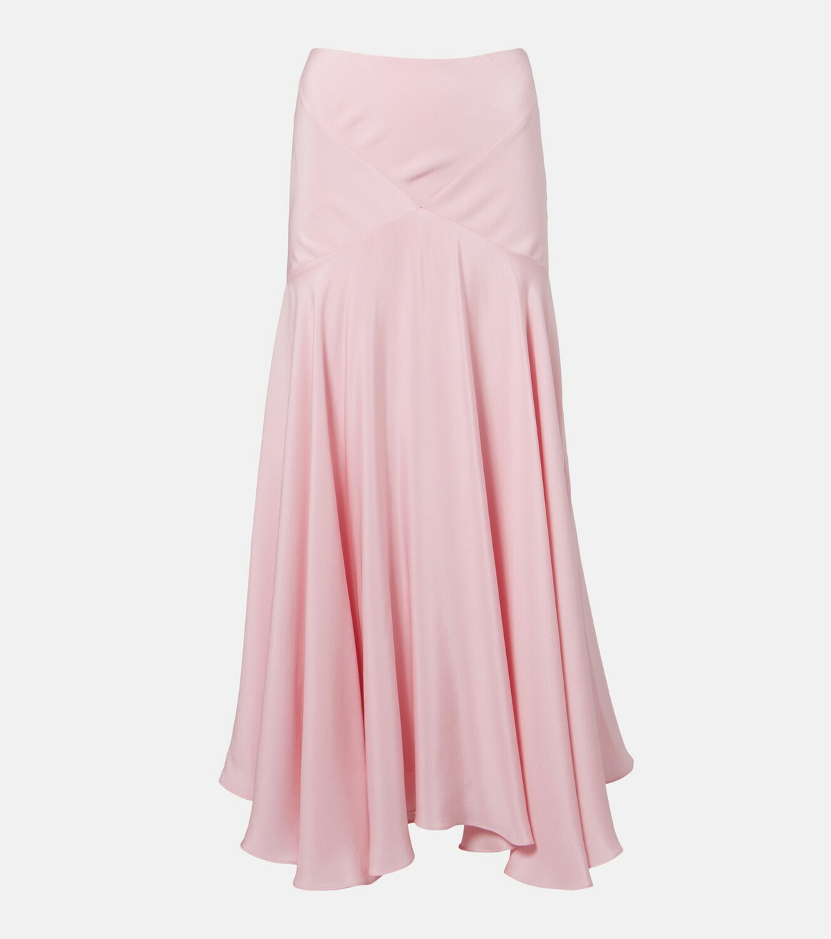 Rodarte Silk crêpe midi skirt