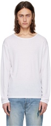 Second/Layer White Dias Cortes Long Sleeve T-Shirt