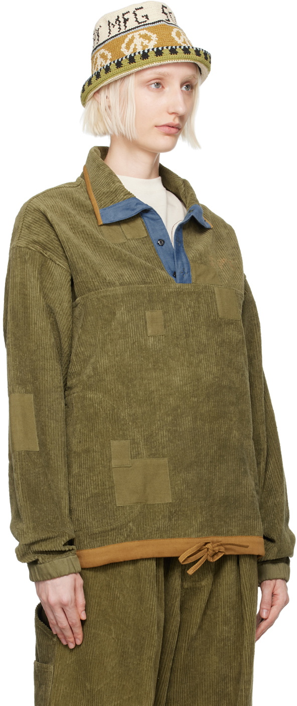 Story mfg. Khaki Polite Sweater