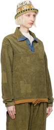 Story mfg. Khaki Polite Sweater