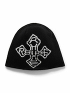 Rhude - Logo-Jacquard Cotton and Cashmere-Blend Beanie