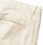 YMC - Slim-Fit Cotton and Linen-Blend Trousers - Ecru