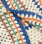BODE - Crochet-Knit Cotton Overshirt - Neutrals