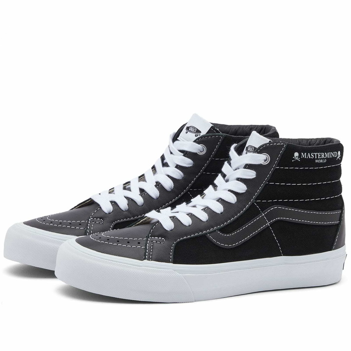 Photo: Vans Vault x Mastermind World UA SK8-Hi Reissue LX Sneakers in Black