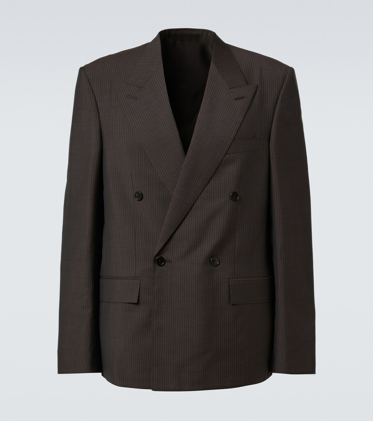 Gucci Pinstripe wool and mohair blazer
