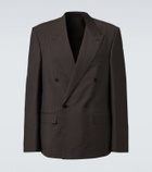Gucci Pinstripe wool and mohair blazer
