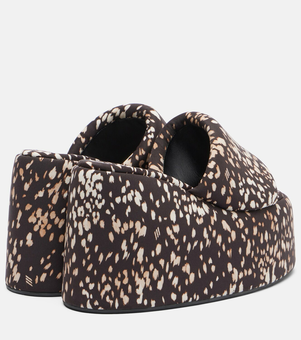 The Attico Mochi leopard-print platform sandals