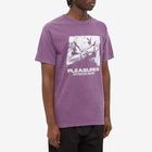 Pleasures Men's Tough Washed T-Shirt in Purple