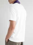 Oliver Spencer - Embroidered Organic Cotton-Jersey T-Shirt - White