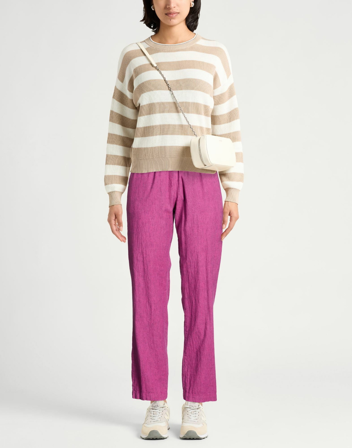 Massimo Alba Womens Pants in Magenta