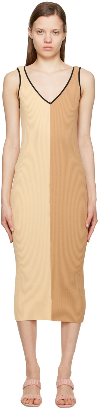 staud beige dress Albee Dress main image 0