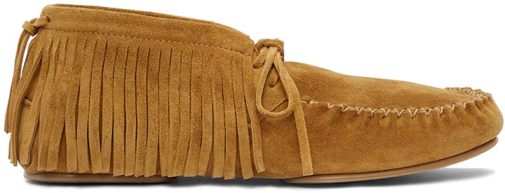 Photo: Loewe Tan Suede Casual Loafers