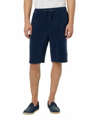 MC2 Saint Barth Man Navy Blue Terry Bermuda Shorts Rande Sponge