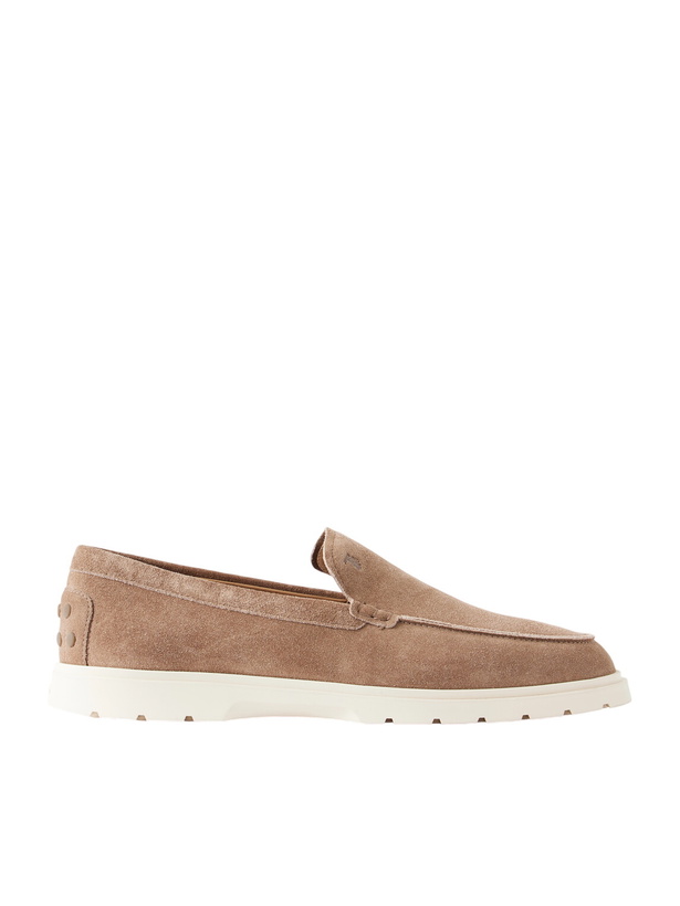 Photo: Tod's - Gommino Suede Loafers - Brown