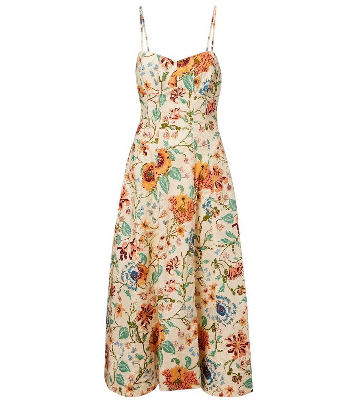 Photo: Ulla Johnson Fiora floral cotton midi dress