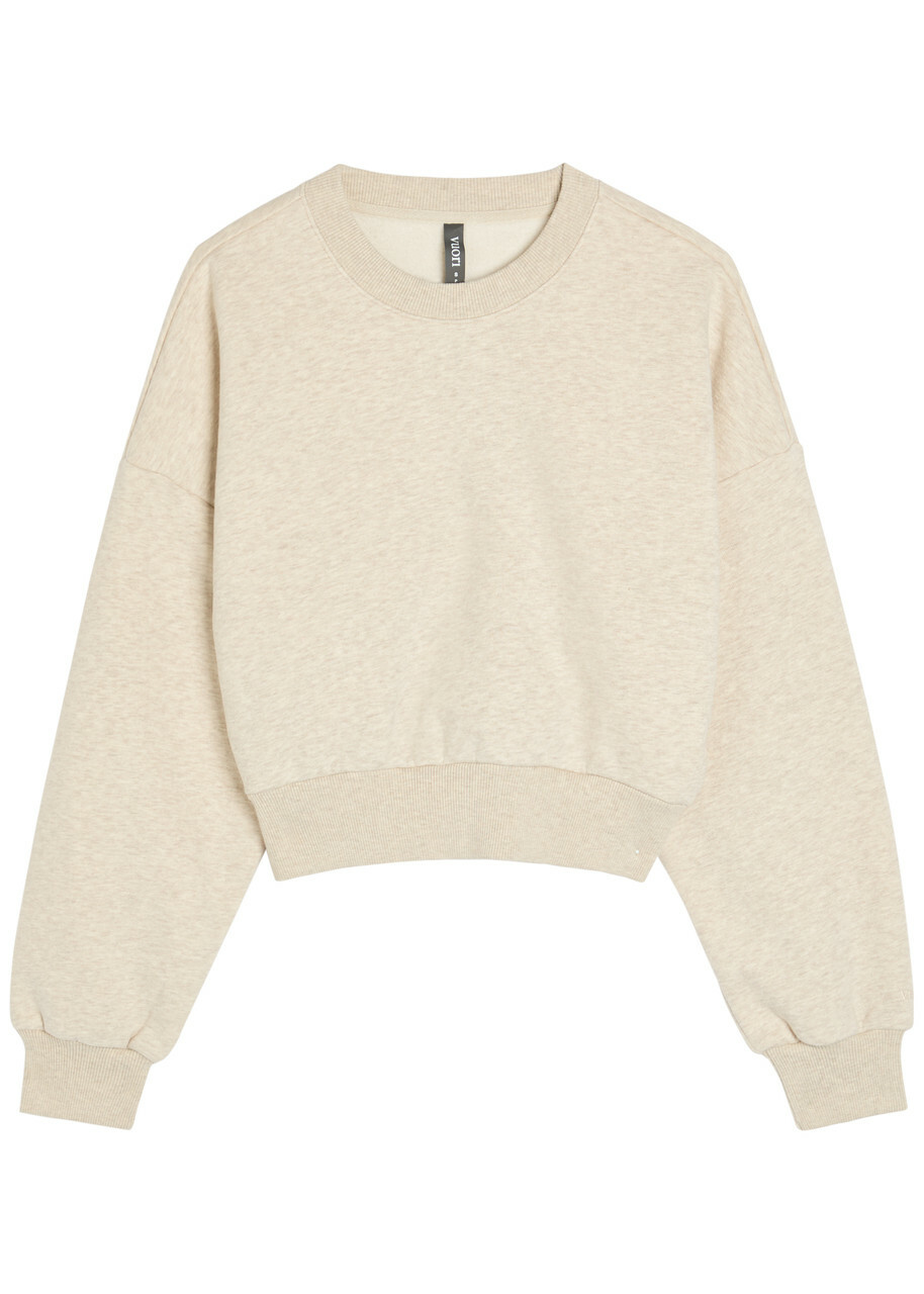 Vuori Restore Cotton-blend Sweatshirt Off White