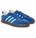 adidas Originals - Handball Kreft Spezial Leather-Trimmed Suede Sneakers - Men - Royal blue