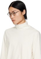 YUICHI TOYAMA. Gunmetal 'The Angel' Glasses