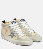 Golden Goose - Mid Star leather and suede sneakers