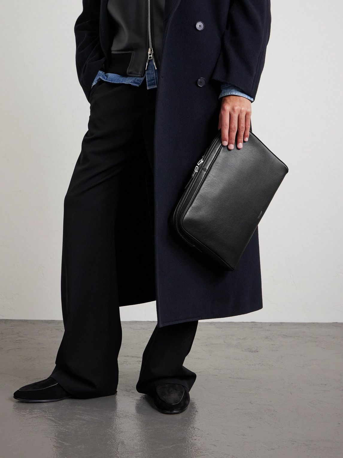 TOM FORD - Full-Grain Leather Pouch
