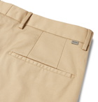 Incotex - Slim-Fit Stretch-Cotton Twill Trousers - Neutrals