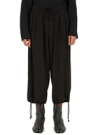 Balloon Cropped Pants in Black