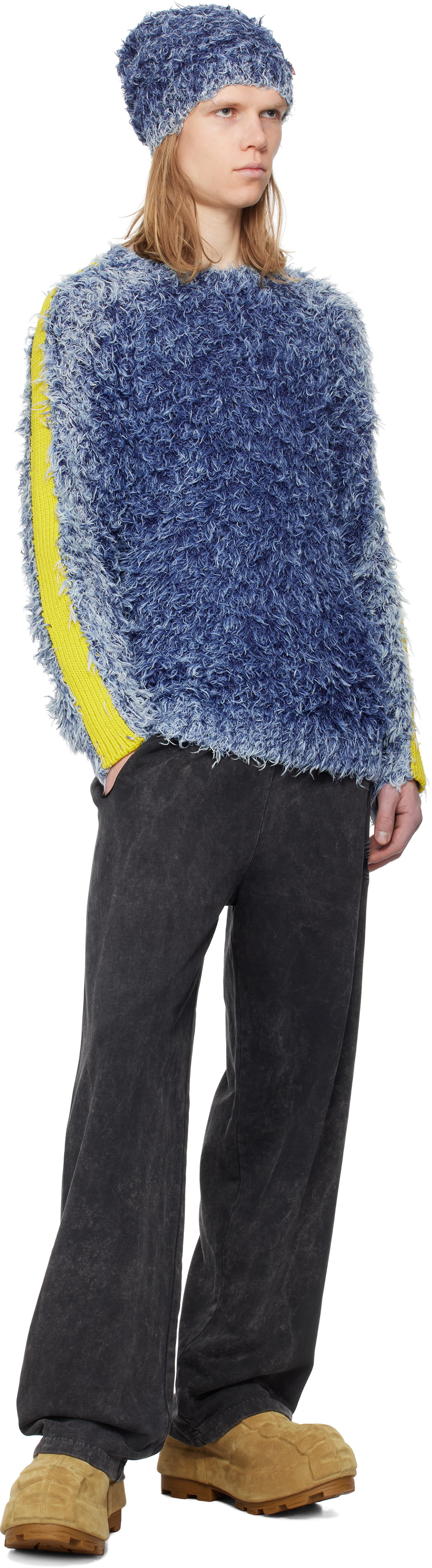 Diesel Blue & Yellow K-Damon Sweater Diesel