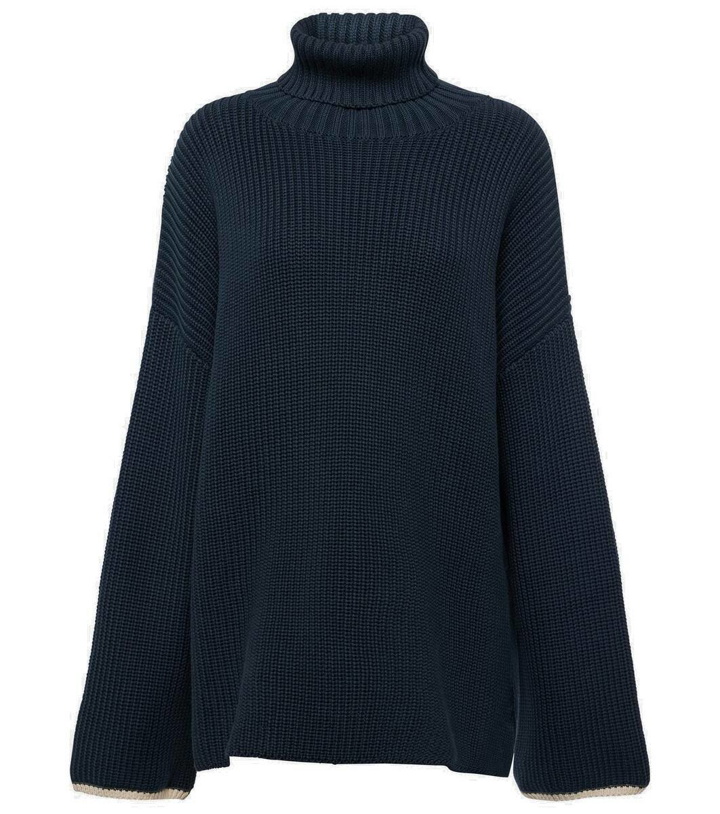 Photo: Brunello Cucinelli Cotton turtleneck sweater
