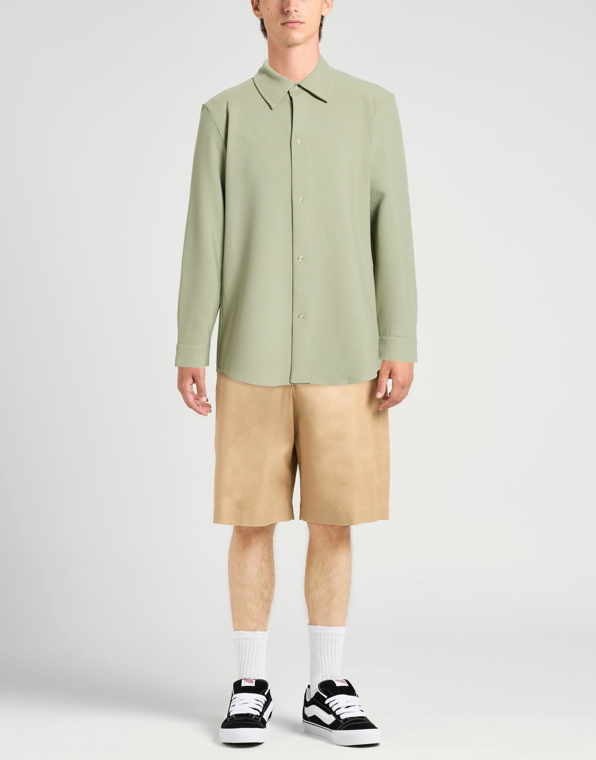 Sandro Mens Shirt in Sage green