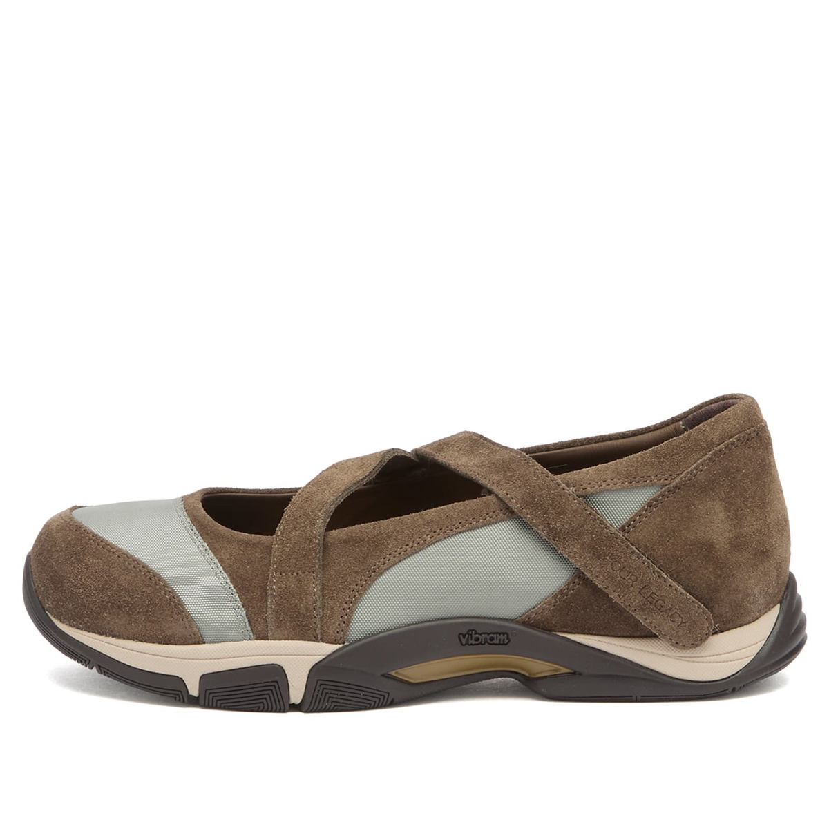 Our Legacy Women's Sweetheart Dress Sneakerinas in Silvergreen