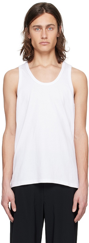 Photo: Reigning Champ White Lightweight Tank Top