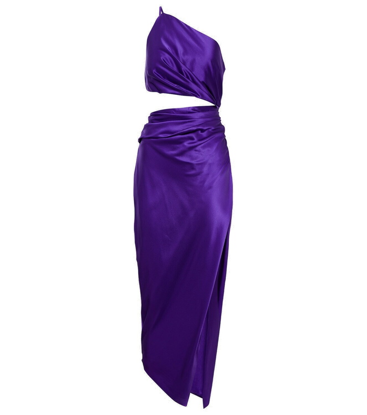 Photo: The Sei One-shoulder cutout silk midi dress