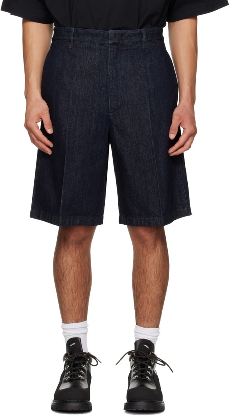 Photo: Jil Sander Navy Lightweight Denim Shorts