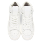 Golden Goose White Stardon Mid-Top Sneakers