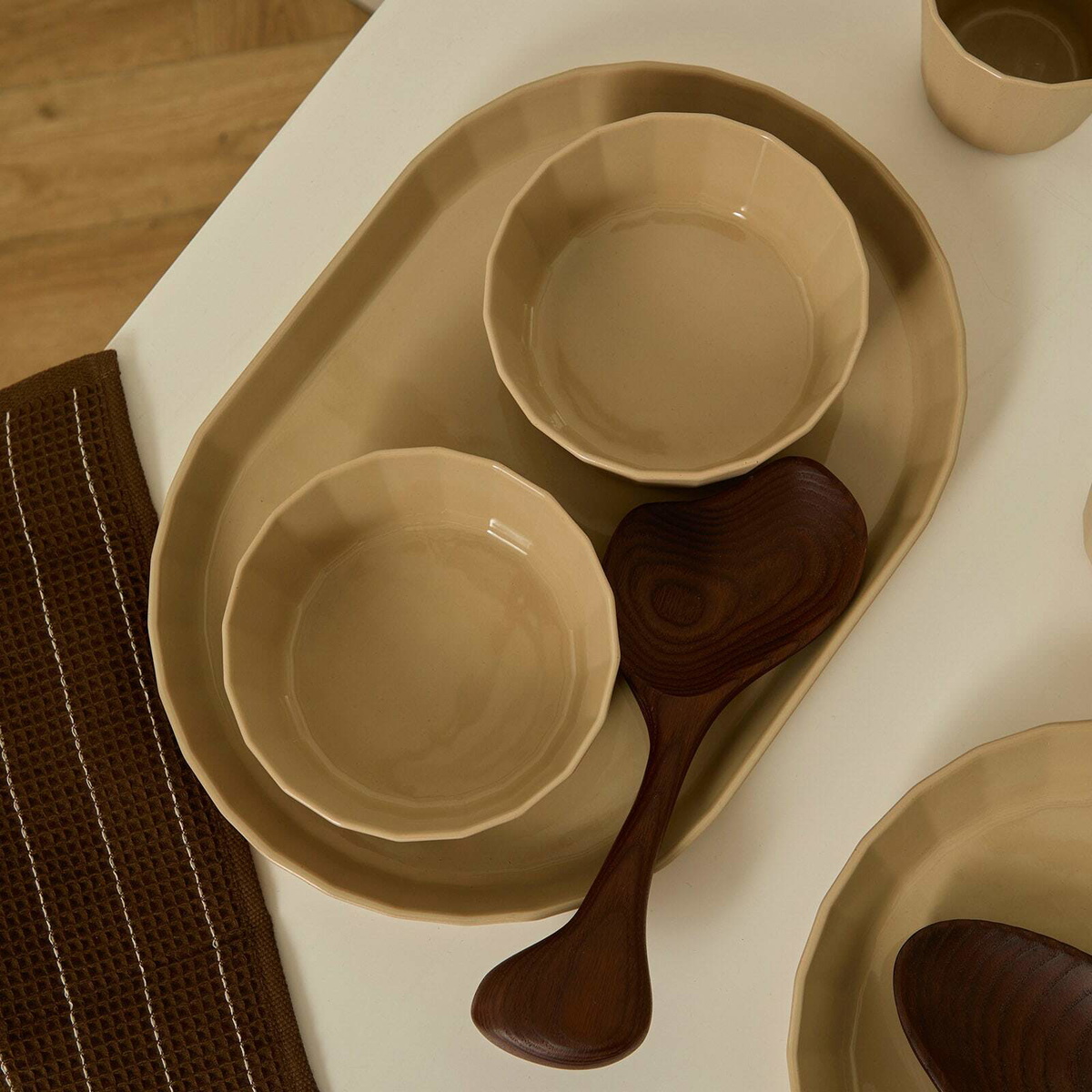 The Conran Shop Fade Bowl 13cm - Set of 2 in Oatmeal 