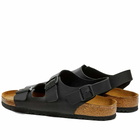 Birkenstock Milano in Black Birko-Flor