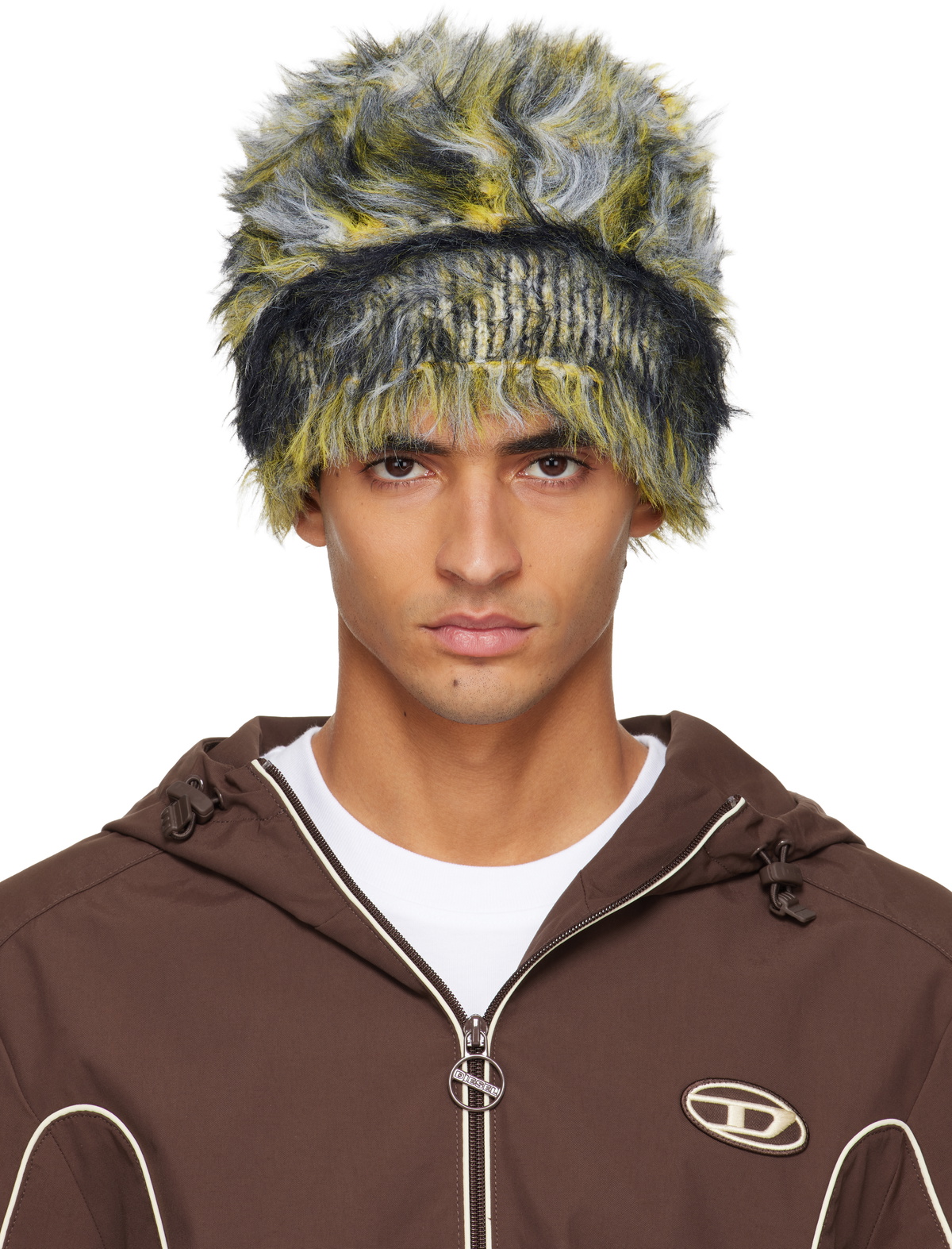 帽子 DIESEL 25aw K-Alliseo beanie Diesel Yellow & Black K-Alliseo Beanie Diesel