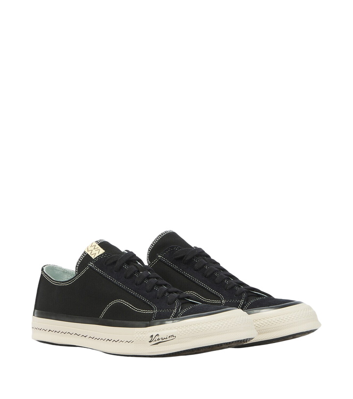 Photo: Visvim Nolan suede-trimmed canvas sneakers